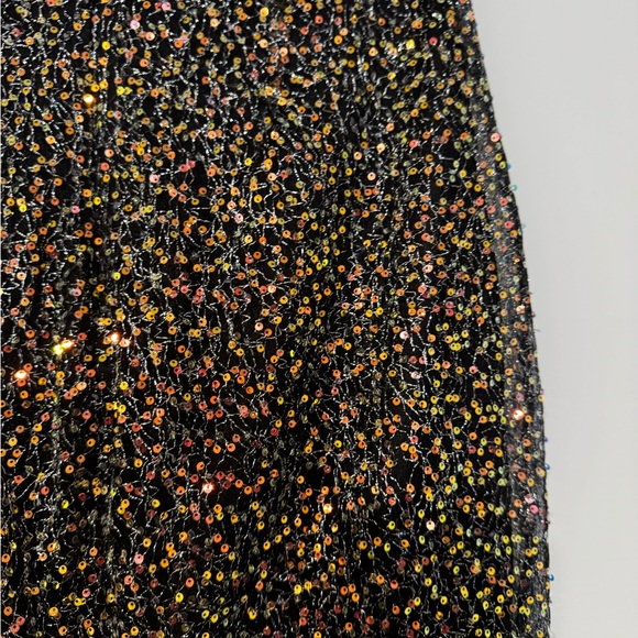3 for $10 Forever 21 Sequin Knee Length Skirt Slit Party Sparkly Small - Picture 10 of 14